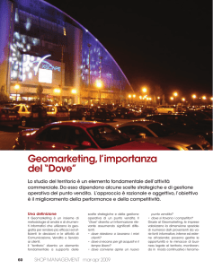 Geomarketing, l`importanza del "Dove"