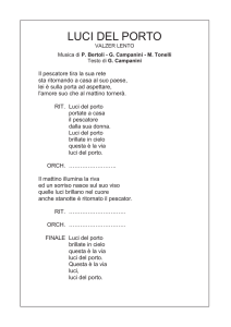luci del porto - Orchestra Paolo Bertoli