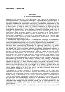 testo per la verifica