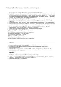 Domande verifica 17 novembre e seguenti (assenti e recupero). 1. Il