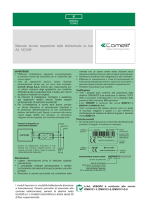 Manuale tecnico espansione radio bidirezionale su