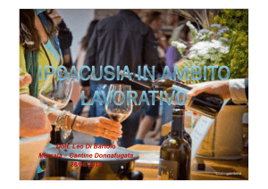 Le ipoacusie in ambito lavorativo