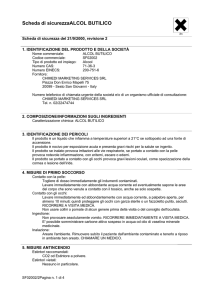 Scheda di sicurezzaALCOL BUTILICO
