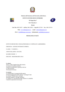 Ministero dell`Istruzione, dell`Università e della Ricerca ISTITUTO D