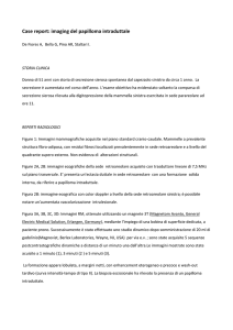 Case report: imaging del papilloma intraduttale