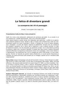 La fatica di diventare grandi
