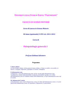 Fisiopatologia generale I