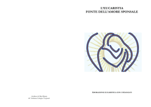 l`eucaristia fonte dell`amore sponsale - Arcidiocesi Bari