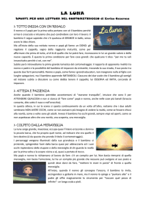 la luna - testo - Scuola del Molinatto