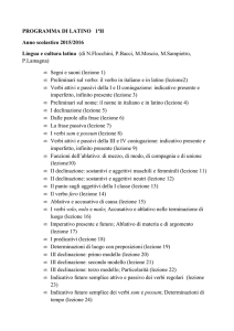 latino 1 h - Liceo Scientifico "A.Romita"