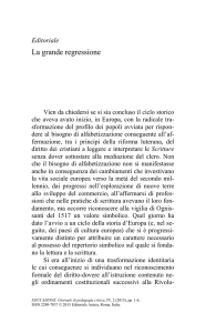 La grande regressione - Educazione. Giornale di pedagogia critica