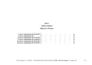 simulazione del - Liceo Majorana