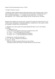 Esame - Facoltà di Economia