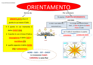 Orientamento: Punti Cardinali, Bussola e Rosa dei Venti