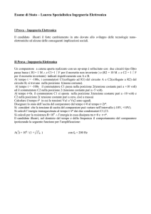 Esame di Stato – Laurea Specialistica Ingegneria Elettronica