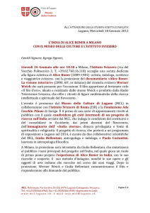 Comunicato stampa