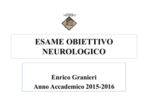 esame obiettivo neurologico