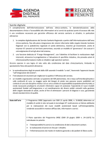 Sanità digitale - Agenda Digitale Piemonte