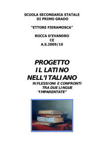 Latino - "Ettore Fieramosca" Rocca d`Evandro