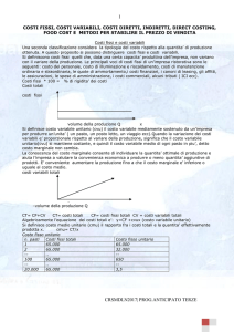 i costi - allimaca