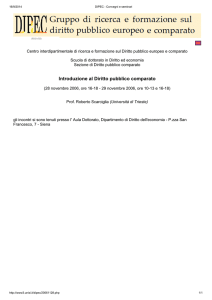 Introduzione al Diritto pubblico comparato