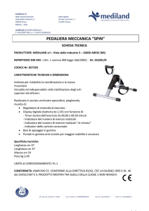 PEDALIERA MEC PEDALIERA MECCANICA “SPIN”