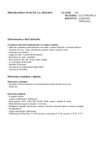 PROGRAMMA SVOLTO A