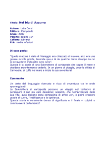 Titolo: Nel blu di Azzurra