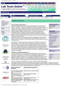 Malattie autoimmuni