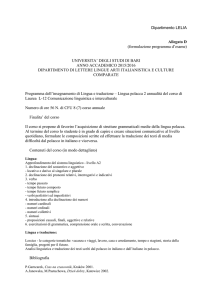 Dipartimento LELIA Allegato D