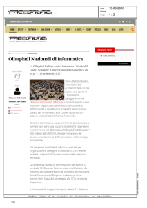 Olimpiadi Nazionali di Informatica