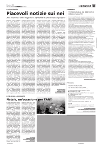 Piacevoli notizie sui nei