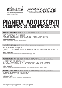 DAL RISPETTO DI SE` AL RISPETTO DEGLI ALTRI
