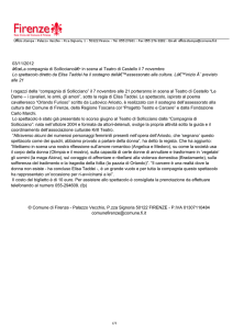 03/11/2012 â€œLa compagnia di Solliccianoâ€• in scena al Teatro