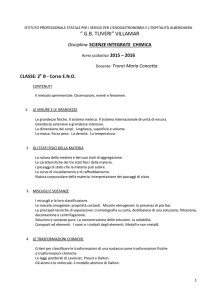 SCIENZE INTEGRATE CHIMICA 2^ B ENO