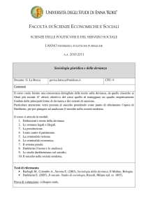 Sociologia giuridica e devianza