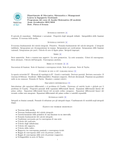 Programma svolto - Pietro d`Avenia