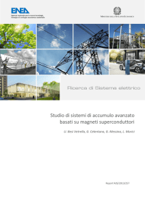 Studio di sistemi di accumulo avanzato basati su magneti
