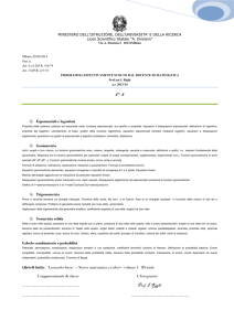 Prof. I. Righi - Liceo Scientifico Statale Einstein Milano