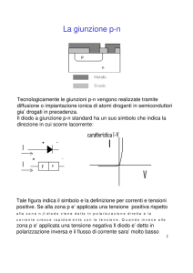 La giunzione pn - Ingegneria elettrica ed elettronica