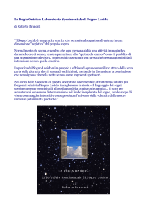 La Regia Onirica: Laboratorio Sperimentale di Sogno Lucido di