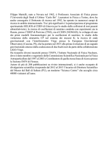 Filippo Martelli, nato a Novara nel 1962, è Professore