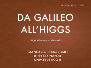 giancarlo d`ambrosio infn sez napoli univ federico ii