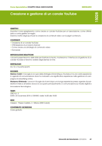 Scheda corso