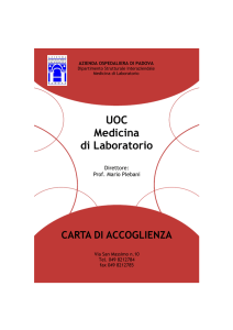 Medicina di Laboratorio - Azienda Ospedaliera di Padova