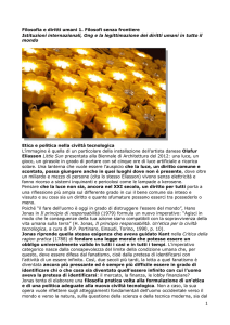 “FILOSOFIA E DIRITTI UMANI”
