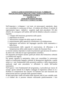 Matematica e Fisica 5As - Liceo Classico Scientifico Statale