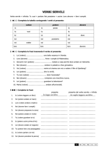 Verbi servili - ItalianoLinguaDue