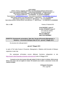 428 A Open day Scuola Economia e Management Forlì 7 Maggio