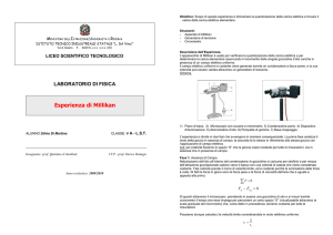 Esperienza di Millikan